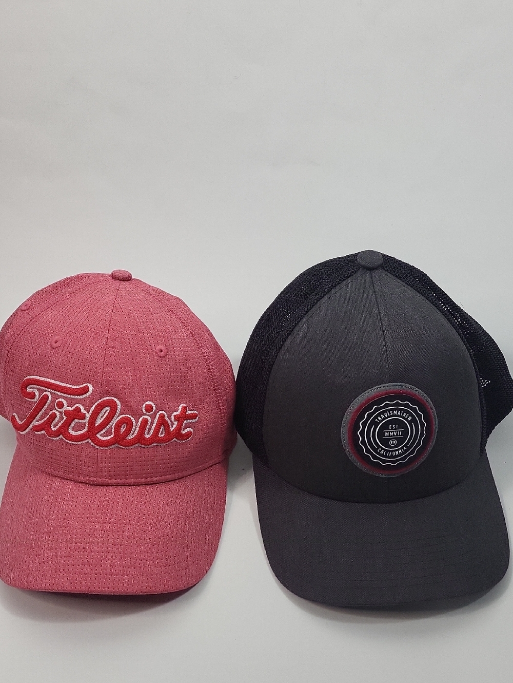 Titleist & Travis Mathew Golf Hats Duo Excellent
